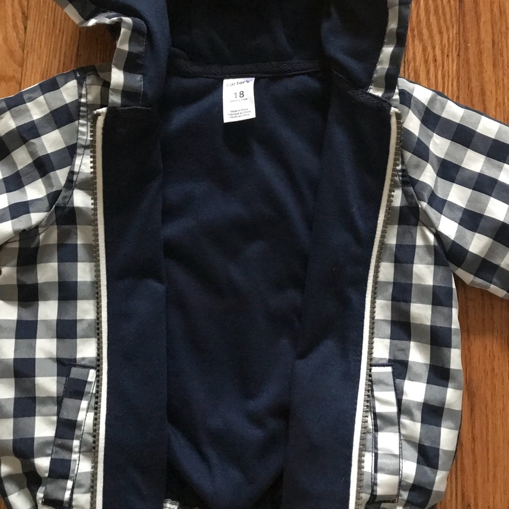 Navy and White Jacket